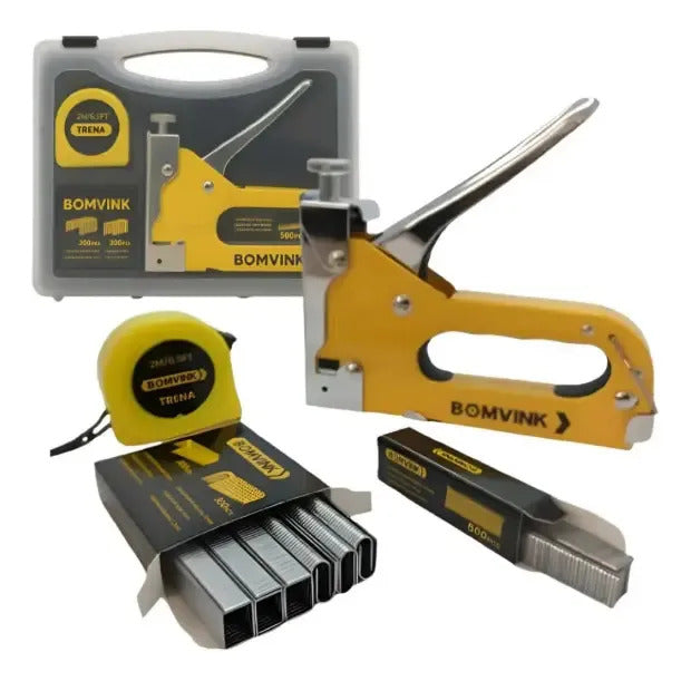 Kit Jogo de Grampeador Bomvink BOM-3615