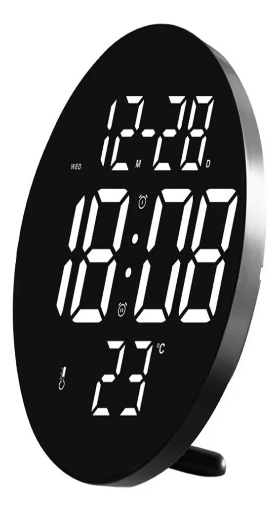 Relógio de Parede Digital com Controle Remoto Lelong LE-2162
