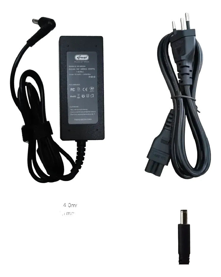 Fonte de Alimentação Compatível com HP 19,5V Knup KP-HP40A