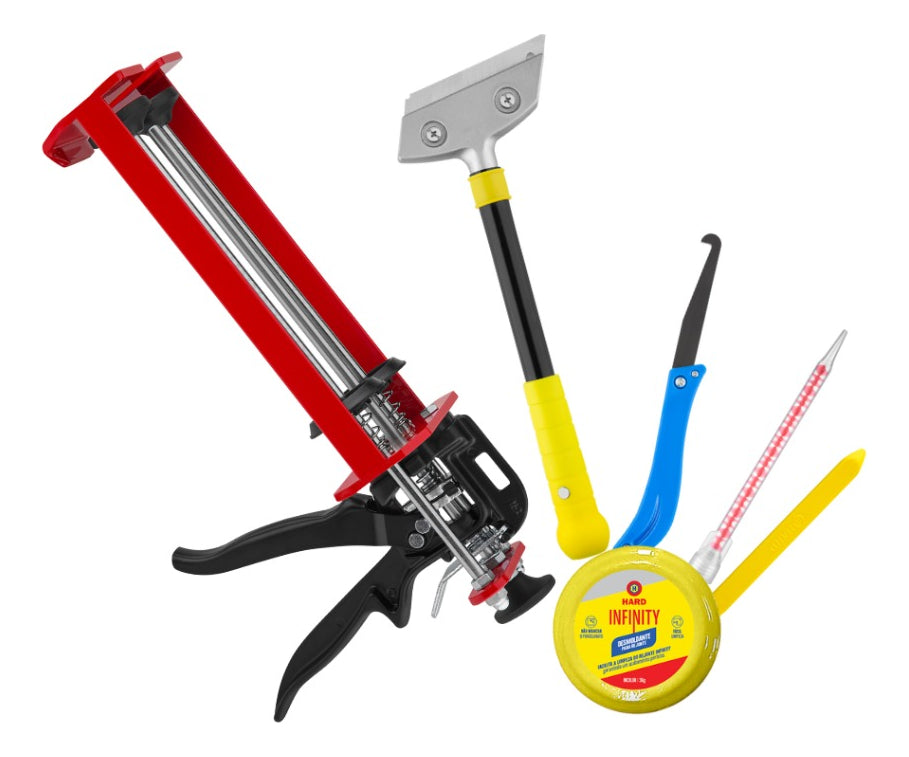 Kit Acessórios Rejunte Infinity Porcelanato E Piscina