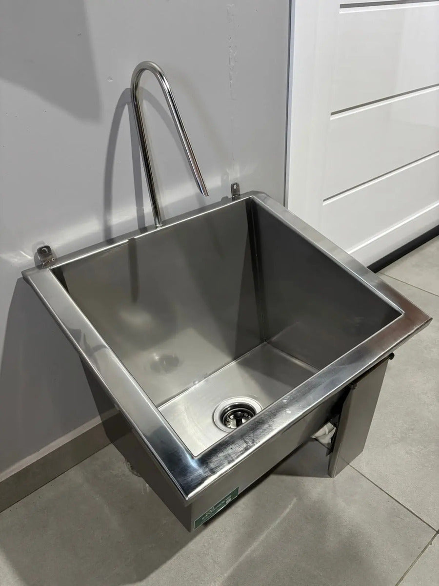 Lavador de Mãos Individual Inox 304 Acionamento Joelho