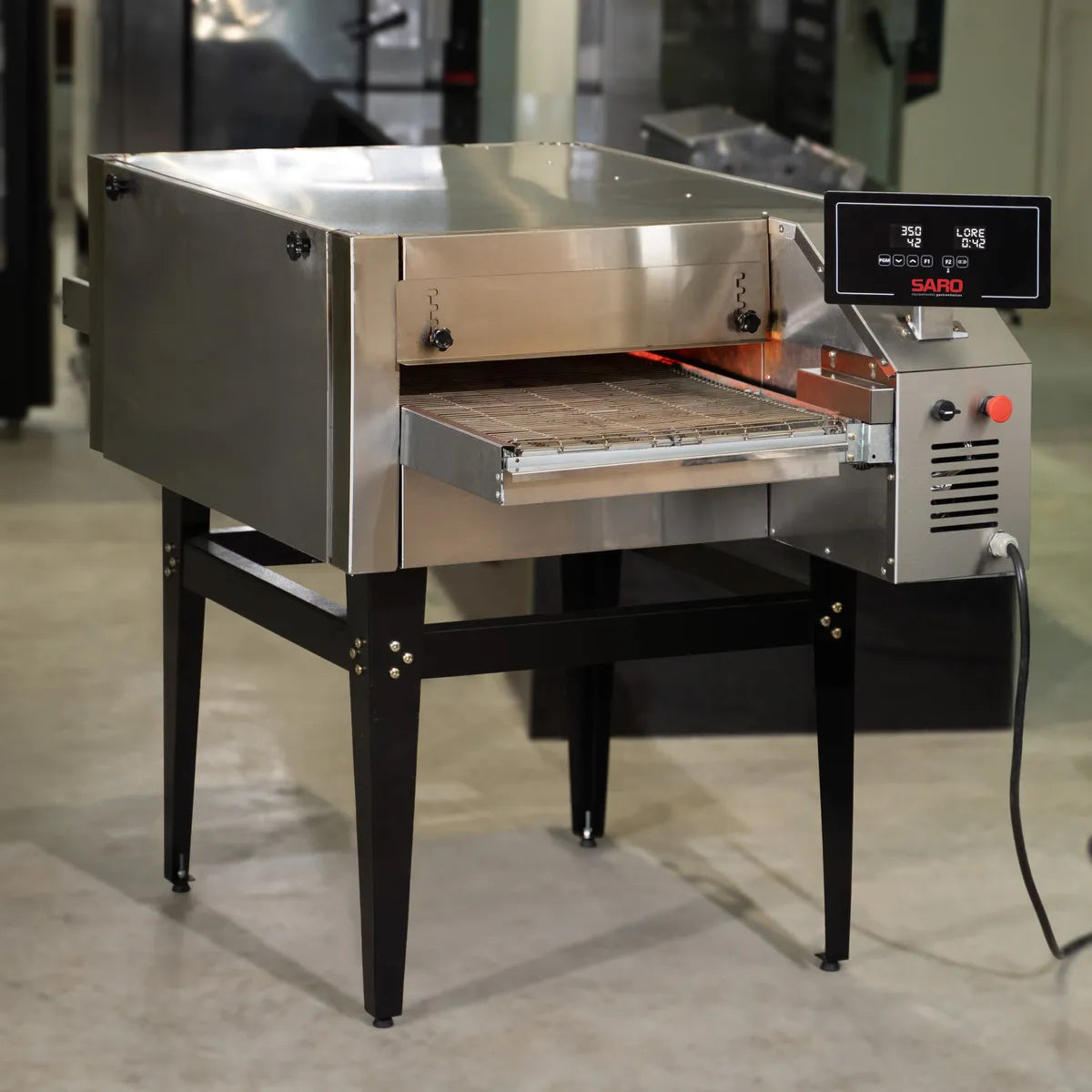 Assador Industrial esteira pizzas 50cm Elétrico Trifásico 220V