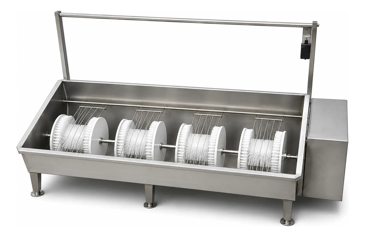 Lavador Automático De Botas 4 Escovas Industrial Inox