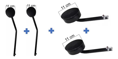Kit Com 4 Queimadores Simples Fogão Metlabrey Alta Pressao