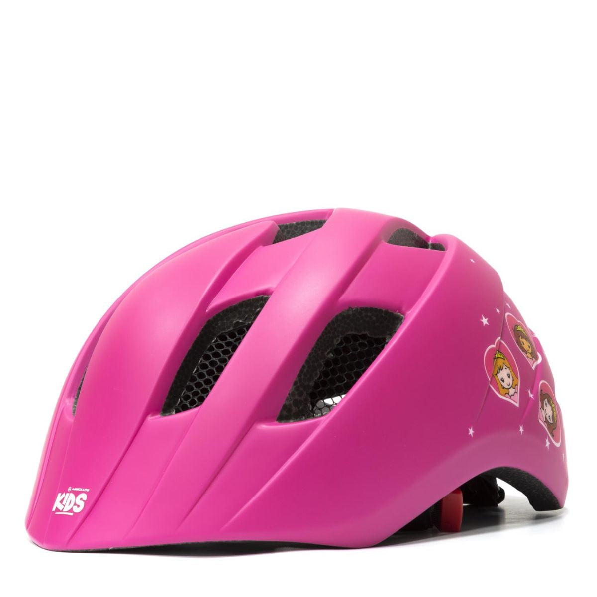 Capacete Absolute Kids Roll Rosa Princesas Ajustável M/G