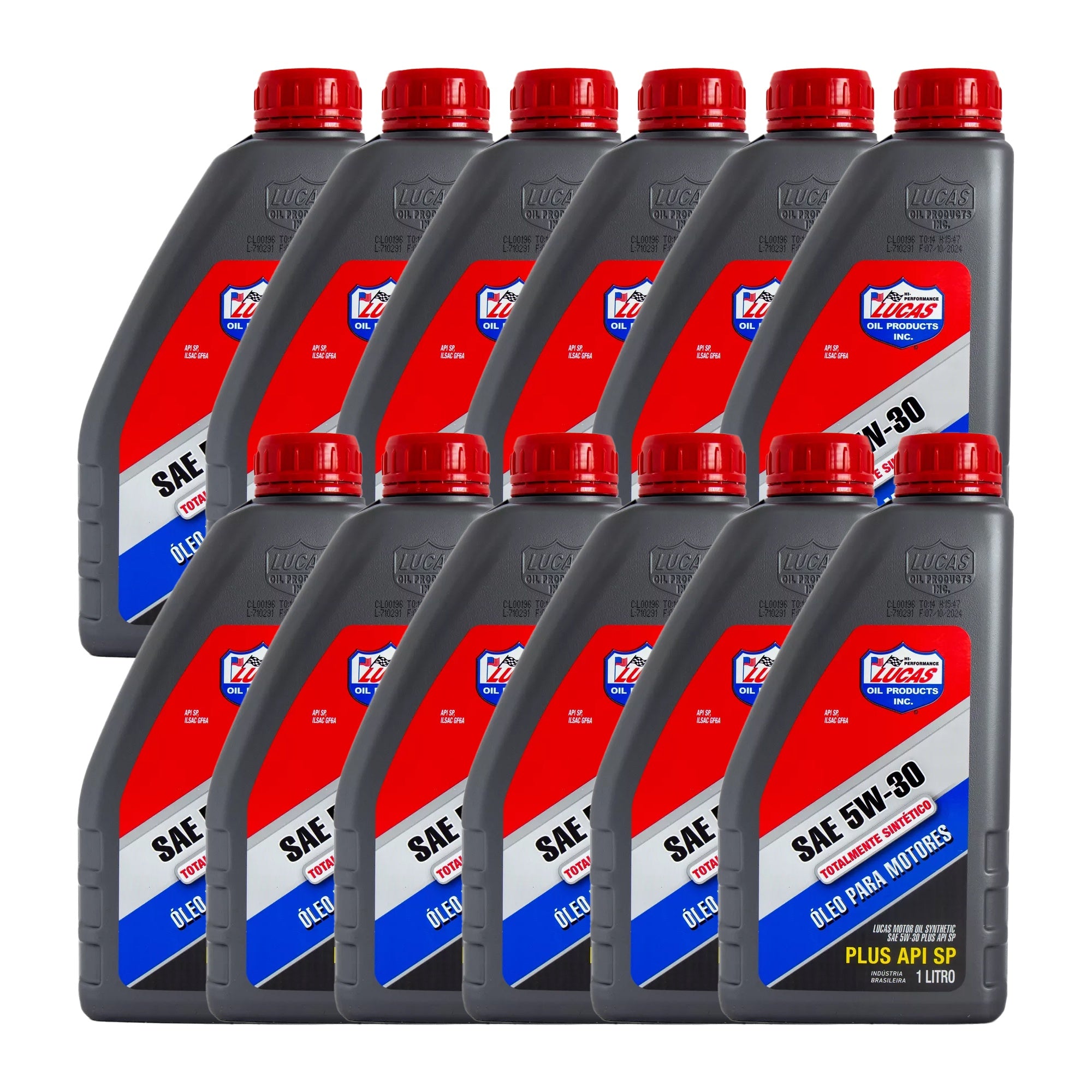 Kit 12 Óleo Lubrificante Motor Sintético Sae 5w30 D2 Api Sp