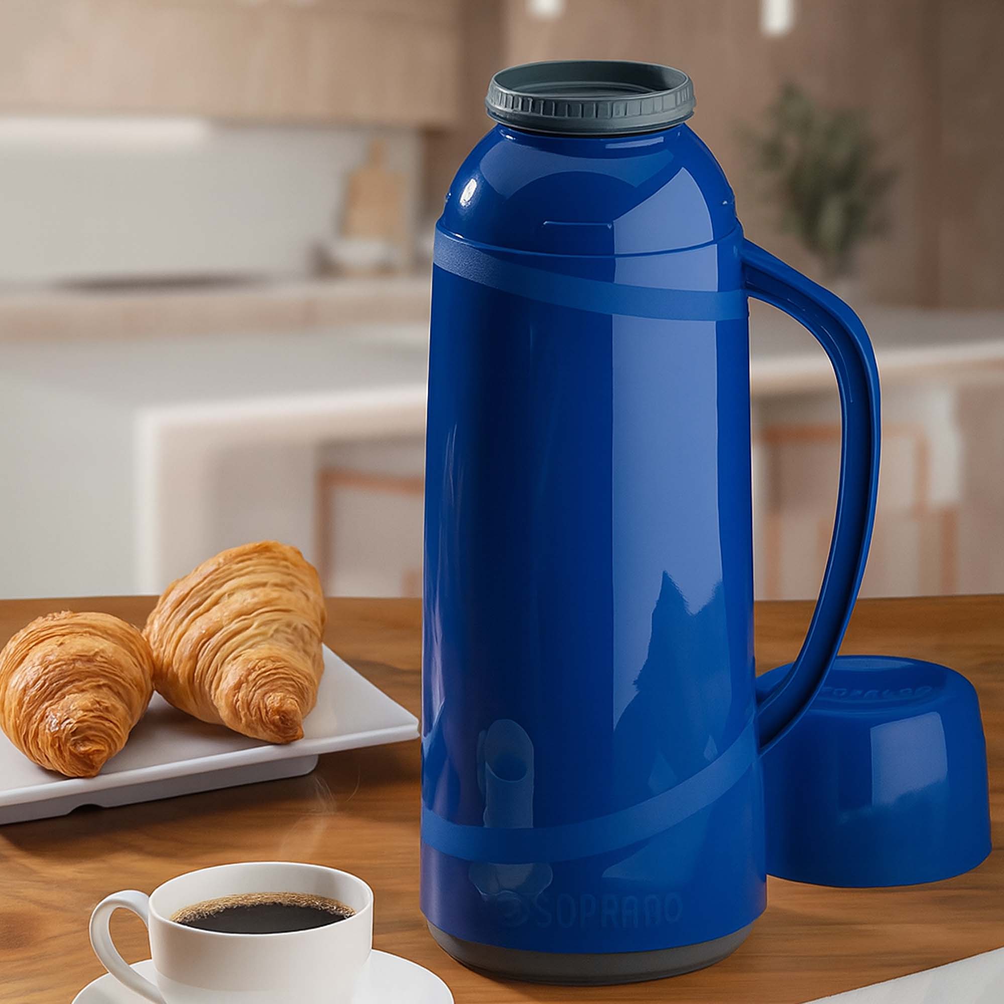 Garrafa Térmica Cristal 1LITRO Soprano Café