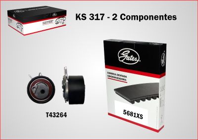 Kit Sincronizadora Gates KS-317 GM S10/Trailblazer