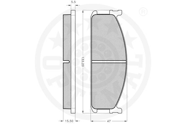 Correia V Gates 9419 Ford F-4000/Belina I/Corcel I/Corcel II/Belina II, Agrale 4230.4/4230