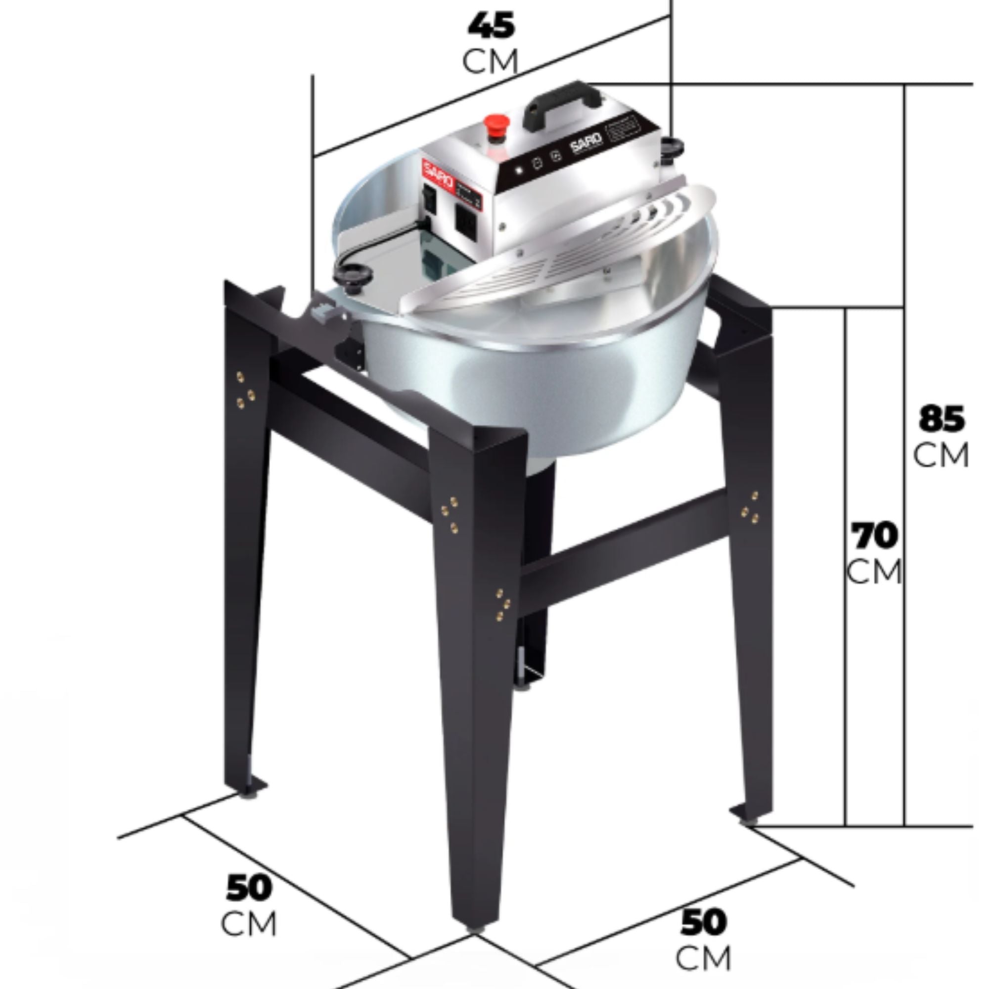 Panela Para Mexer Doces E Salgados 21L Automática Fogareiro