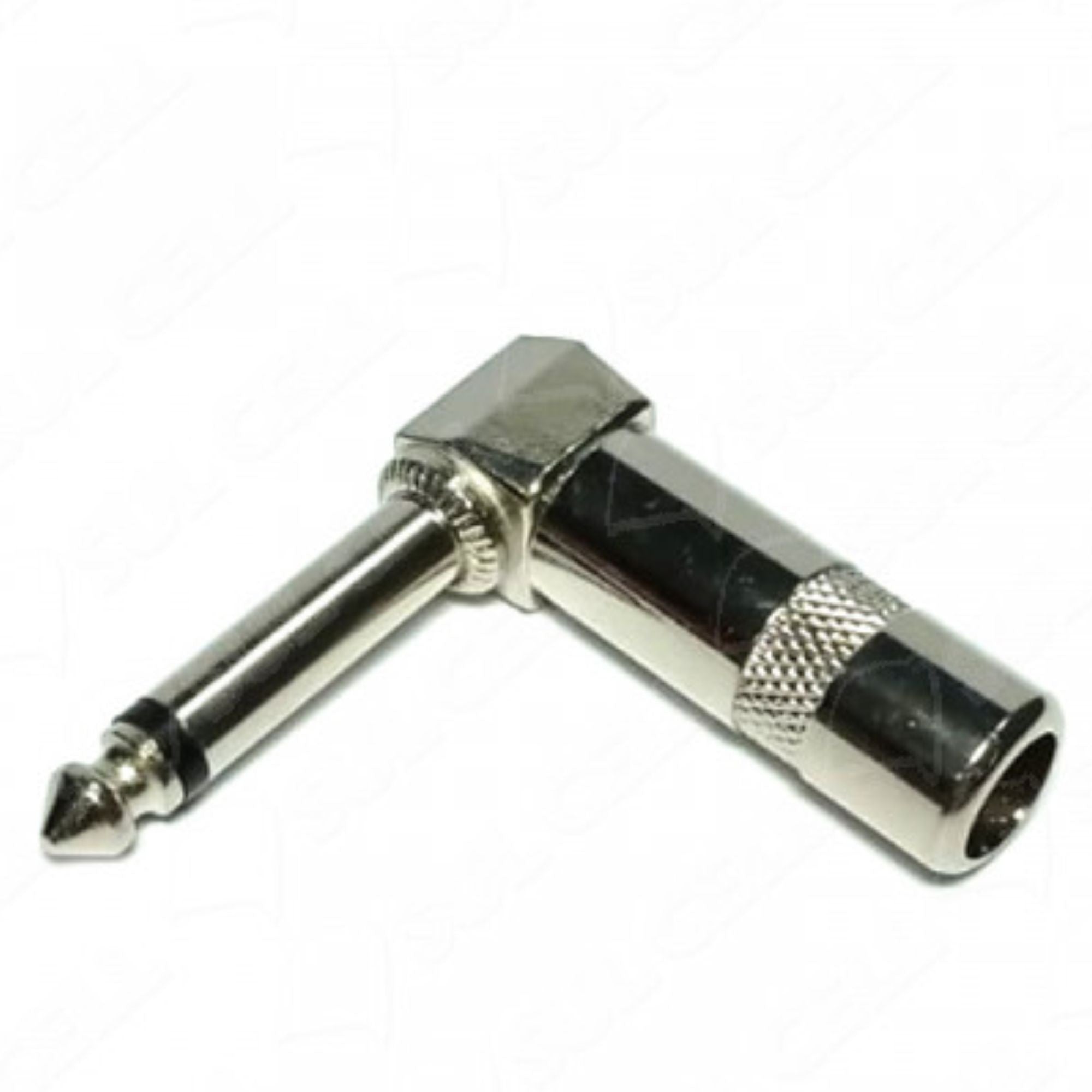 Plug Conector P10 Em L 90 Graus Mono Macho Le-5594