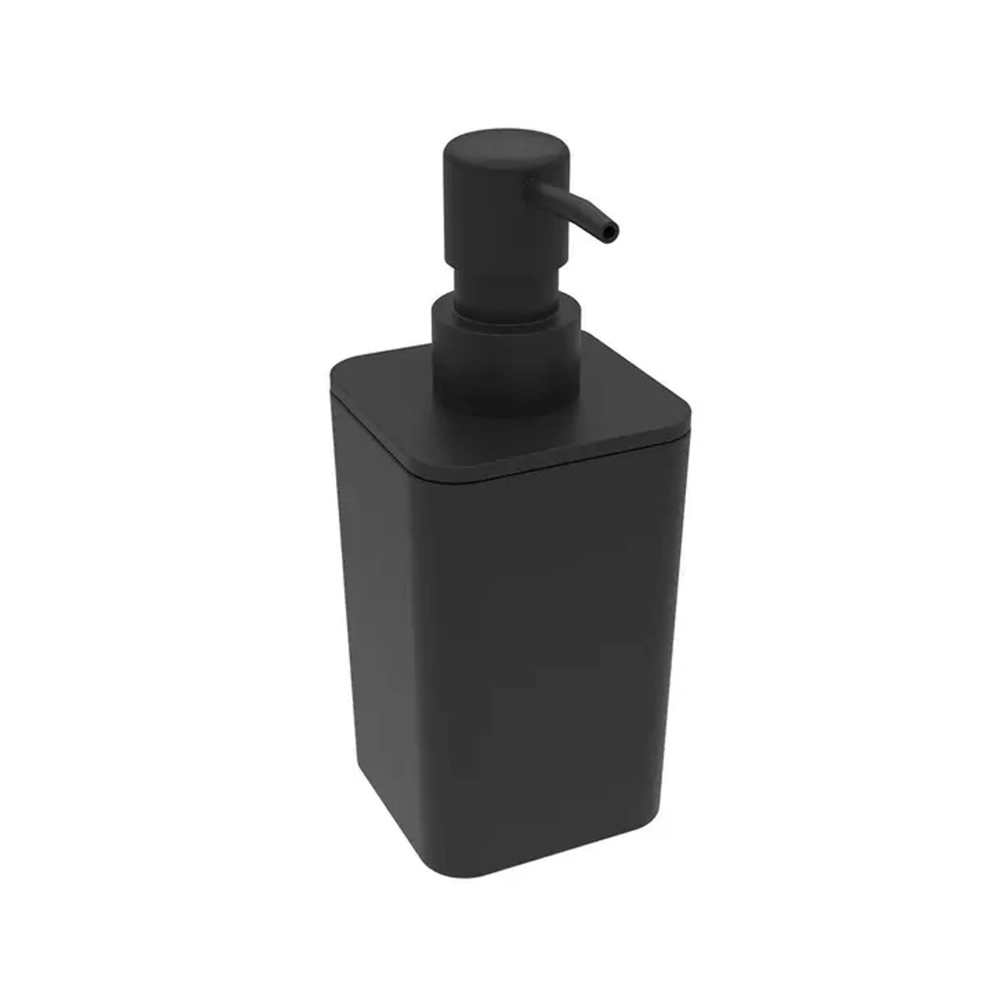 Porta Sabonete Liquido Banheiro Preto/Chumbo Soprano