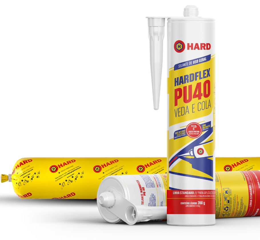 Adesivo Selante Flexível De Poliuretano Pu 40 Hard Branco – foto 6