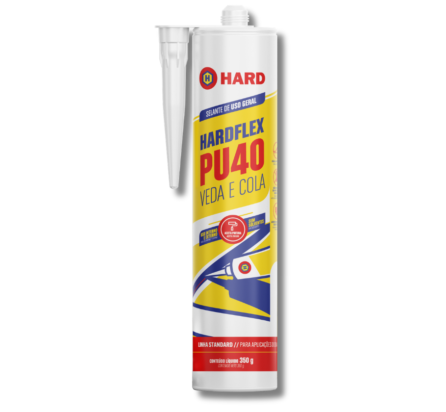 Adesivo Selante Flexível De Poliuretano Pu 40 Hard Branco – foto 7
