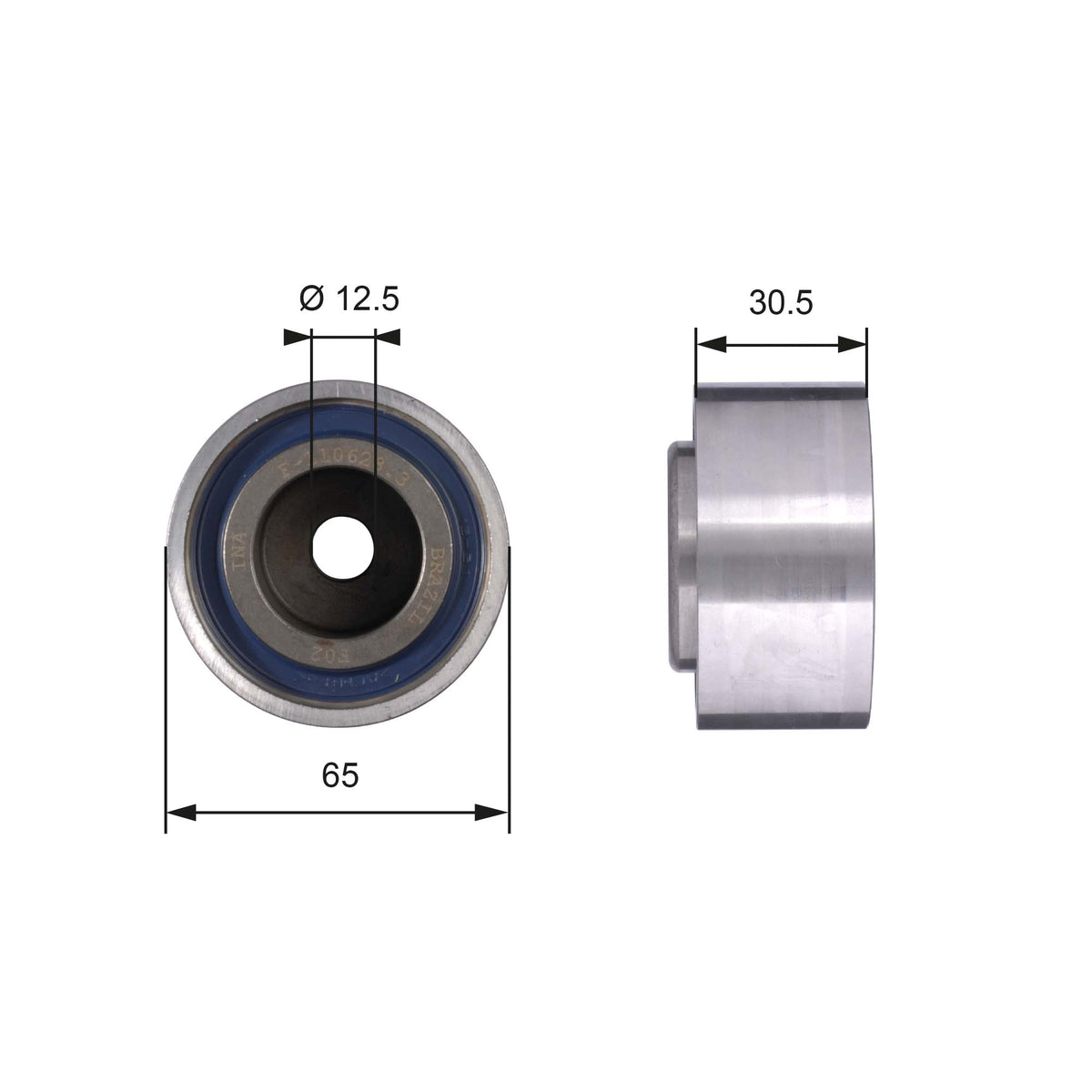 Polia Desvio Correia Poli-v Gates T42061 Fiat Palio Weekend/Strada/Linea/Siena/Palio/Doblo/Marea Weekend/Brava/Marea