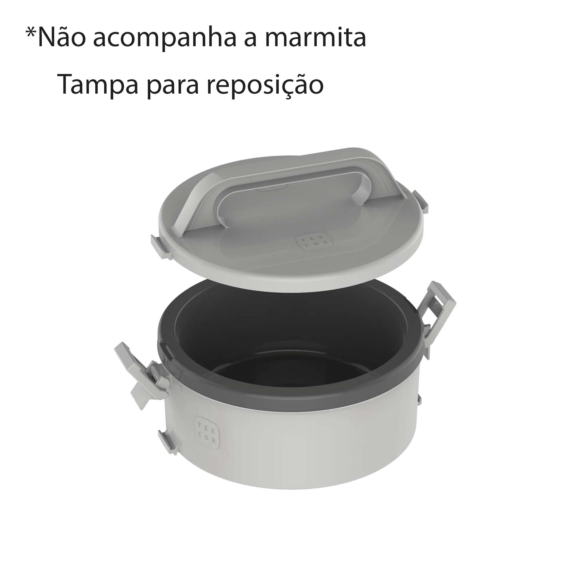 Tampa Reposição Para Marmita 1,5 L Marmitex Tekcor Soprano