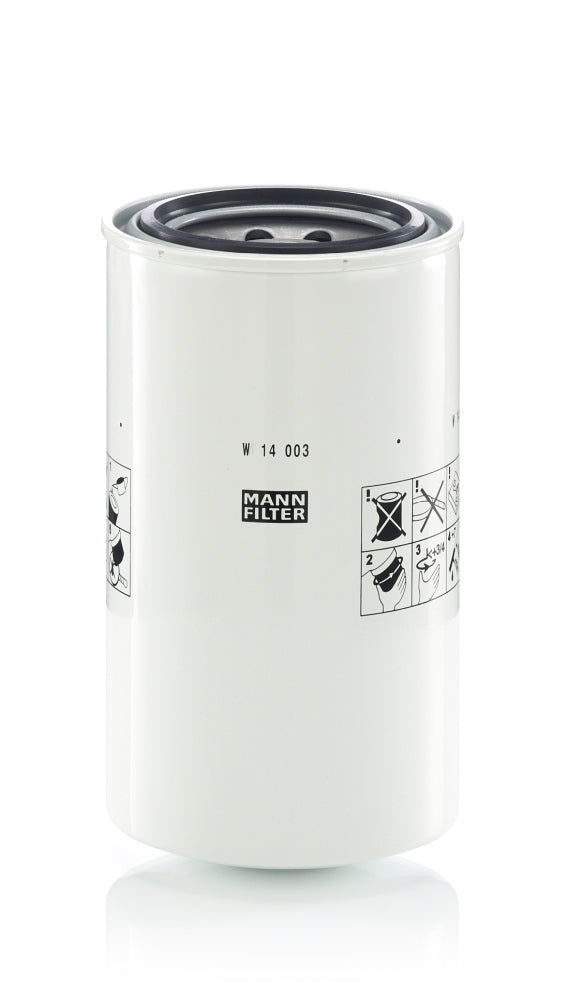 Filtro Blindado Óleo Hidráulico Mann-filter W14003 New Holland TM 150 4X4/TM 120/TM 135 4X4/TS 100 BR/TS 100 4X4 Cana/T 6120/TS 100 4X4/TS 110 4X4