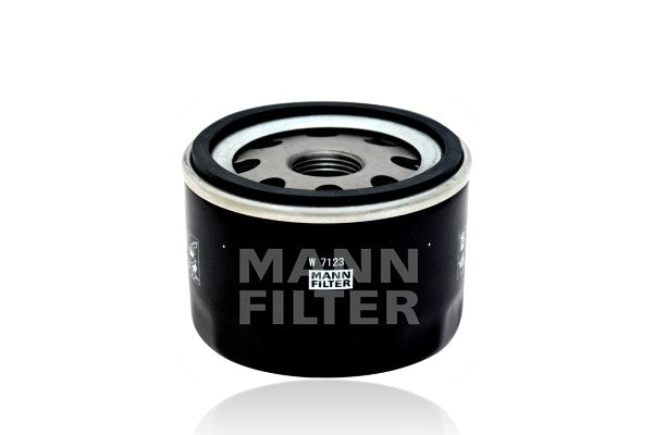 Filtro Blindado Óleo Lubrificante Mann-filter W7123 Fiat Mobi/Argo/Uno/Pulse/Cronos/Strada/Toro/Fastback, Jeep Renegade/Compass/Commander, Peugeot 208