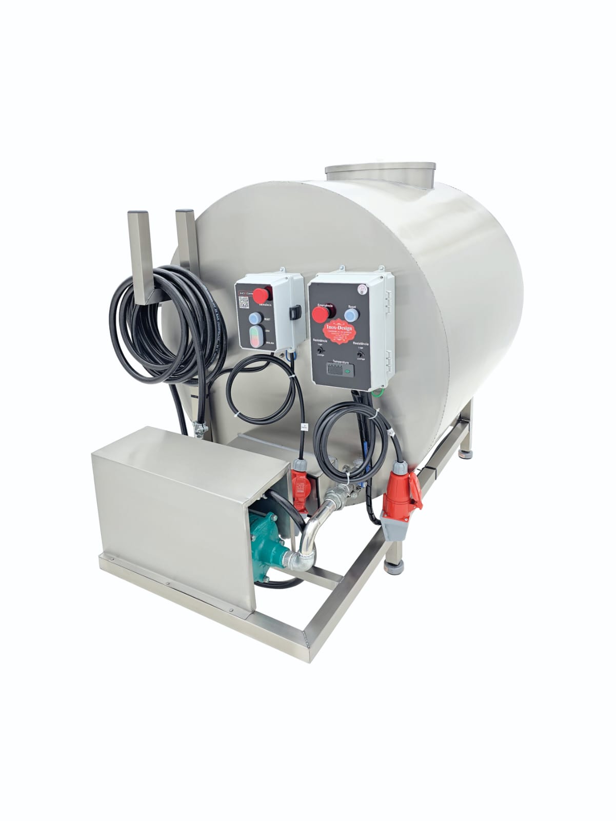 Gerador Elétrico De Água Quente 1000 Litros Inox-Design