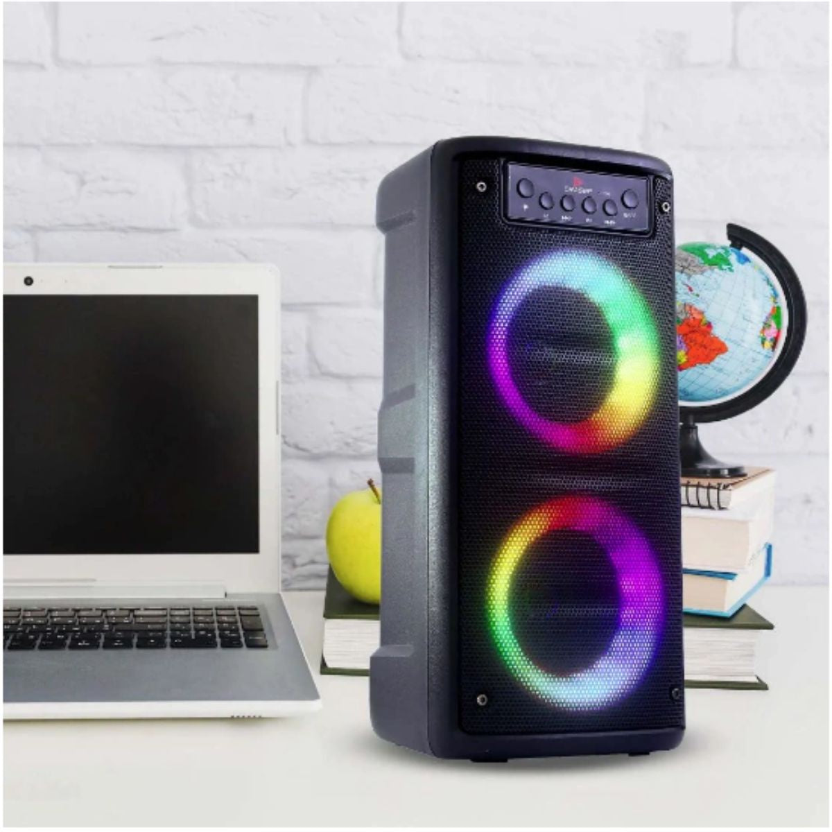 Caixa de Som Radio Portatil Bluetooth Usb FM Recarregável