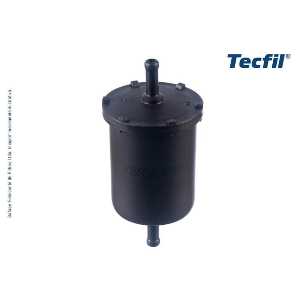 Filtro de Combustível Tecfil GI03/7 Fiat Uno/Tipo, GM Kadett/Astra/Blazer/Vectra/S10/Suprema/Calibra/Omega, Seat Ibiza/Cordoba/Inca, Citroen BX/AX