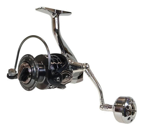 Molinete Neptuno 4000 Drag 6Kg - Aço E Aluminio