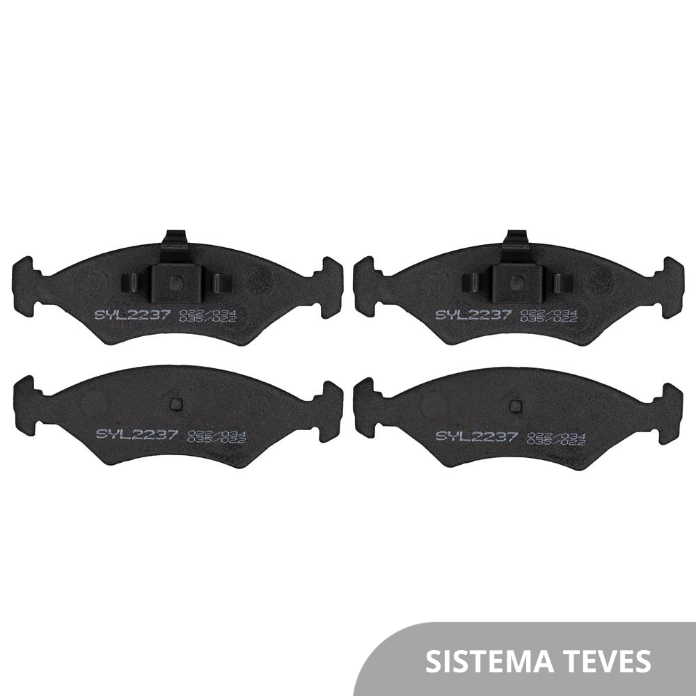 Pastilha de Freio Syl 2237 Ford Fiesta/Courier/Ka