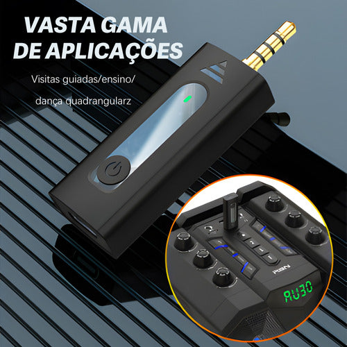 Microfone Lapela Sem Fio Profissional Mini Portátil Youtuber