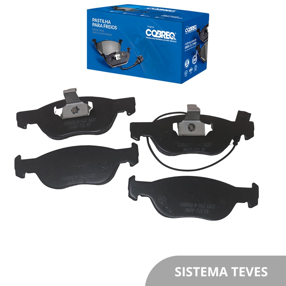 Pastilha de Freio Cobreq N-562 Fiat Brava/Marea Weekend/Marea, Alfa Romeo 145