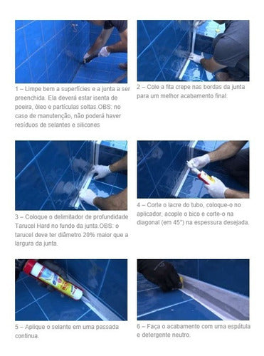 Selante Hard Ms 426 Piscina Branco Tubo 260ml Ref 8227