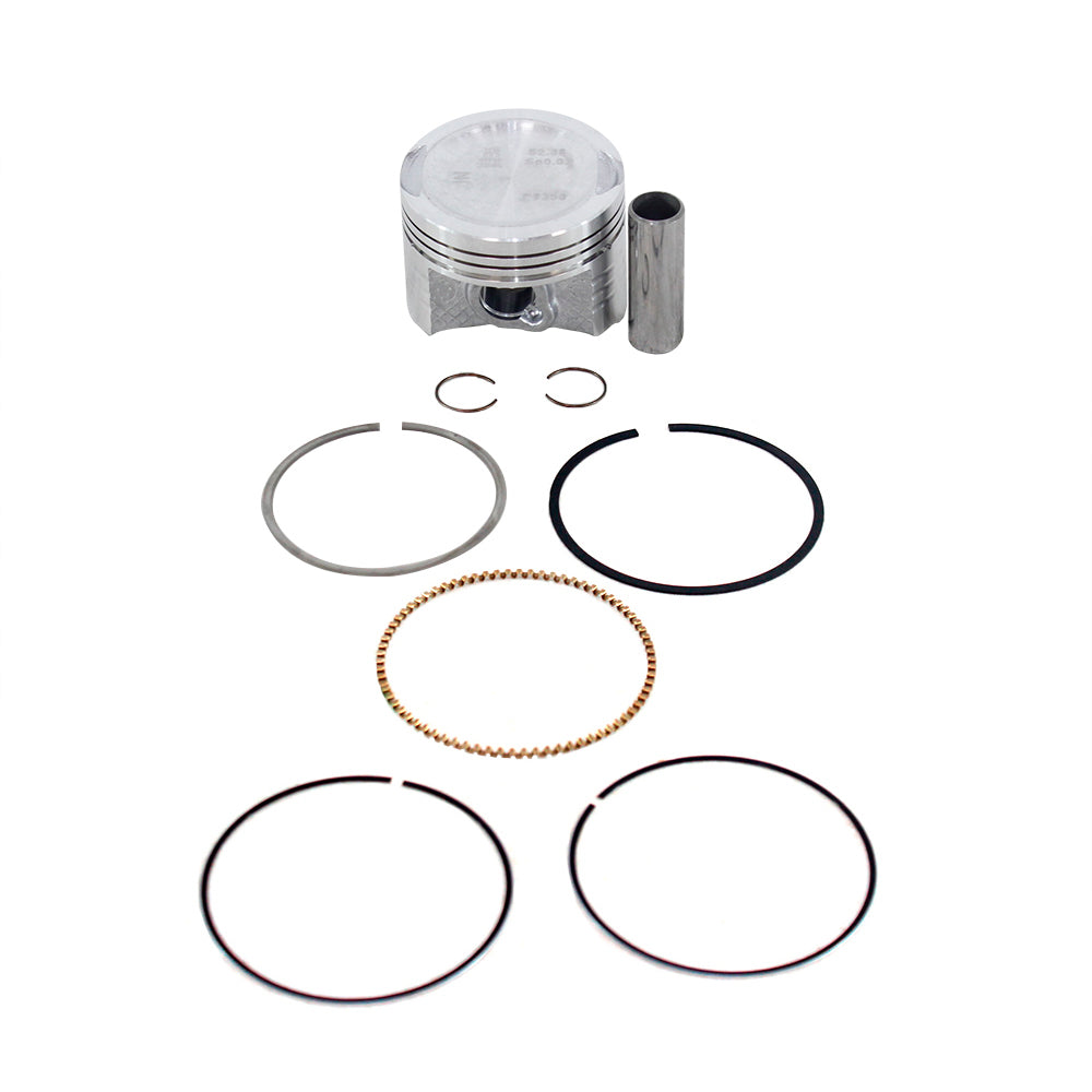 Pistão com Anel Metal Leve P&A-9350 STD Honda CG 125 Cargo/CG 125i Fan/CG 125 Fan/NXR 125 Bros/CG 125i Cargo