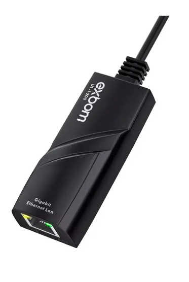 Adaptador de Rede USB 3.0 para RJ45 Gigabit 10/100/1000 Mbps Exbom UL-1200