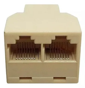 Adaptador Duplicador para Cabo de Rede RJ45 Luatek LKP-501