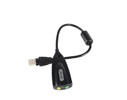 Adaptador para Placa de Som P2 USB 2.0 para Fone e Microfone Knup HB-T130