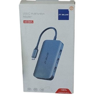 Adaptador Type-C para VGA e 3 Portas USB 3.0 IT-Blue 40305