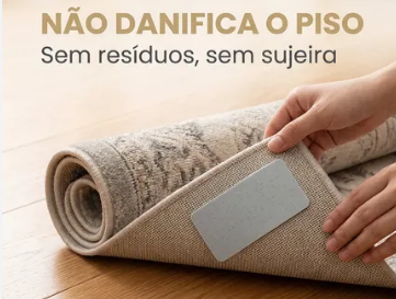 Adesivo Antiderrapante Para Tapete Com 4 Peças Bomvink BOM-1346