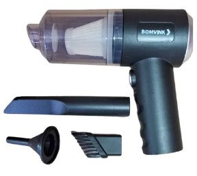 Aspirador Portátil sem Fio 25W Bateria 1200mAh com Acessórios Bomvink BOM-7003