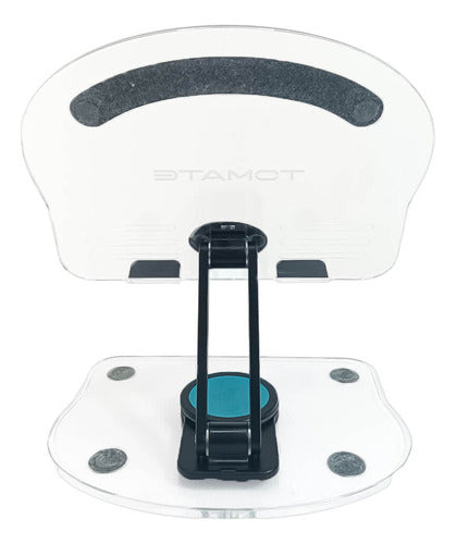 Suporte Tablet Celular Acrílico Apoio Mesa 360 Graus