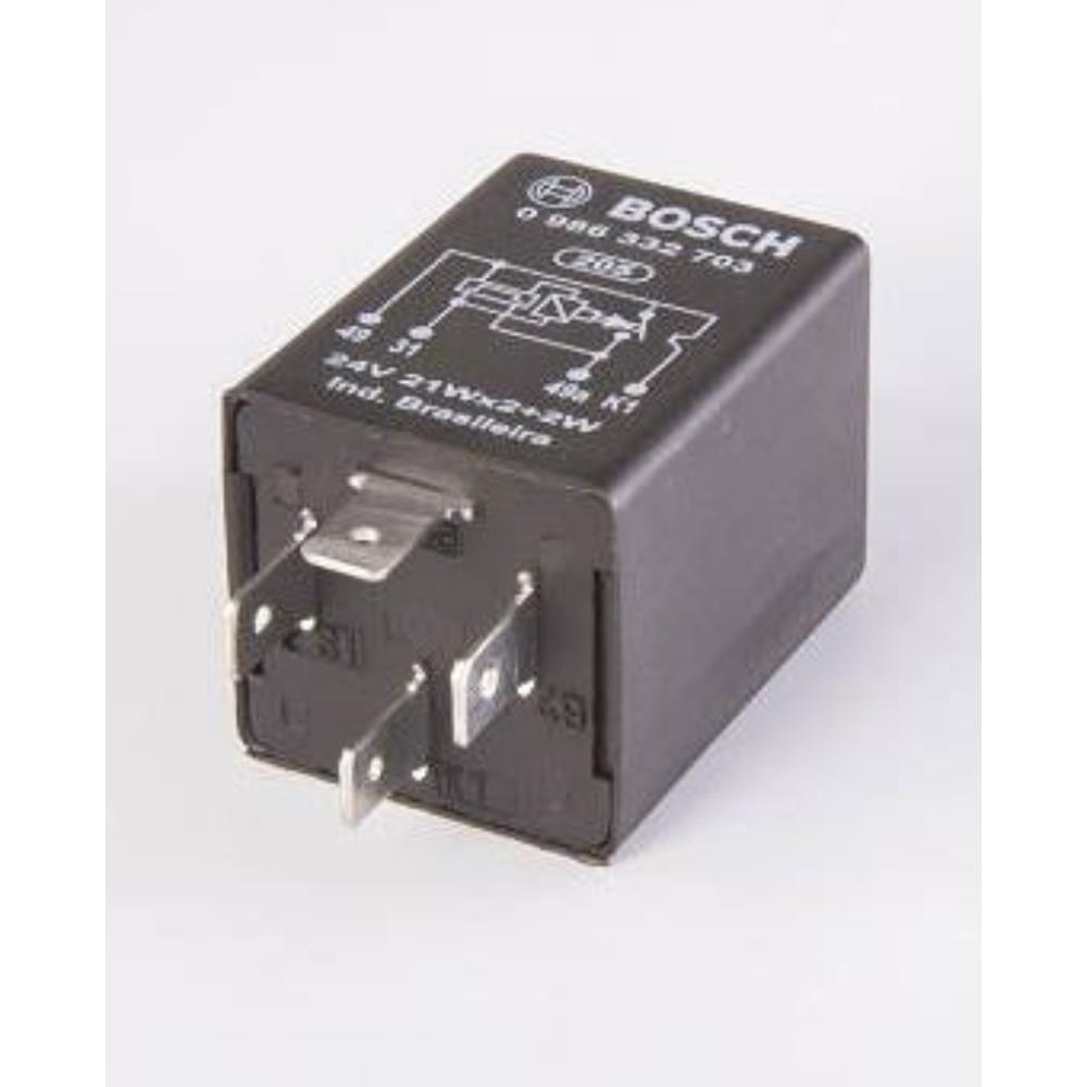 Relé Pisca 24v Bosch 0986332703 Universal Automovéis e Utilitários Leves