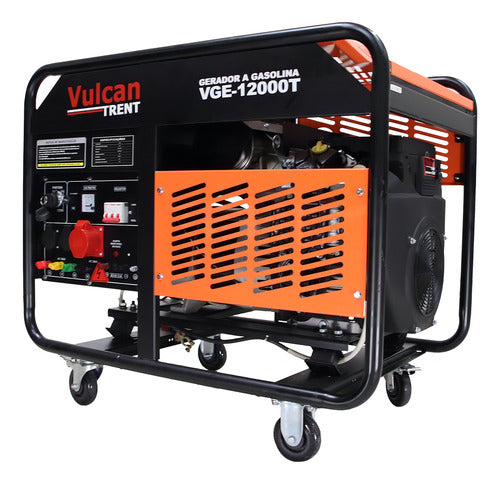 Gerador Gasolina 4t 678cc 21hp 12,0kva Trifasico - Vge12000t