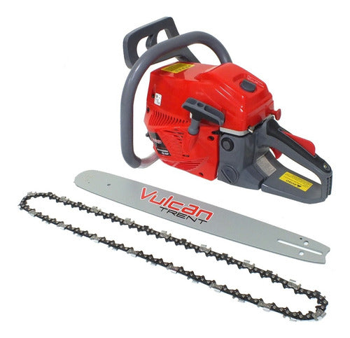 Motosserra Gasolina Vulcan Vsl550p 2t 55cc 3,35hp Sabre 18