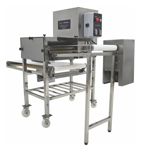 Cortador De Toucinho Industrial Com 2 Esteiras - Inox Desing