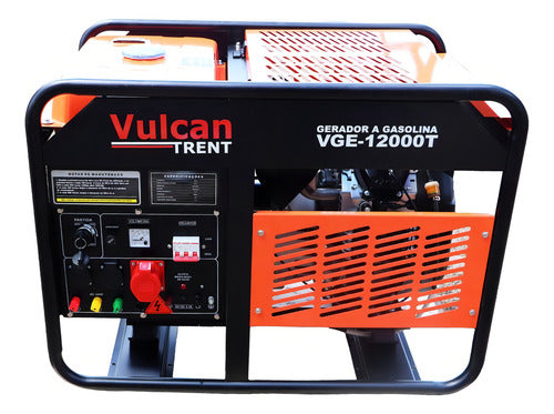 Gerador Gasolina 4t 678cc 21hp 12,0kva Trifasico - Vge12000t