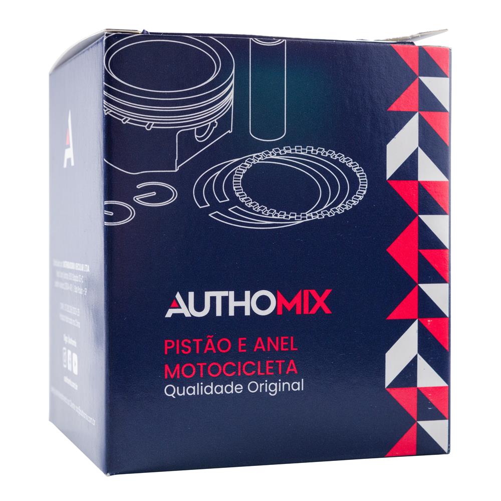 Pistão e Anel Authomix PA79200-50 Honda Cbx 200 Strada/XR 200R