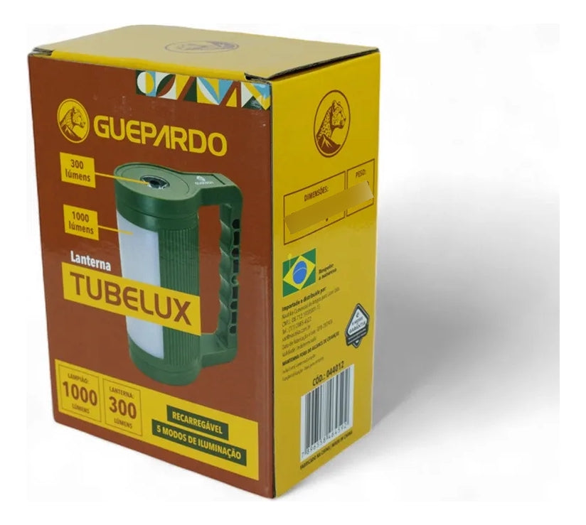 Lanterna Multifuncional Tubelux Recarregavel Unica