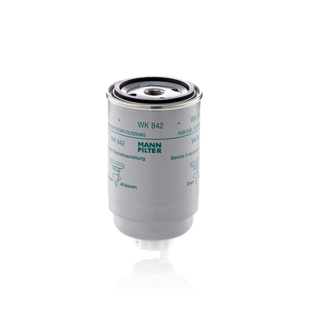 Filtro Blindado Combustível Mann-filter WK842 Massey Ferguson MF 297/MF 660 4X4/MF 290 4X2/MF 297 4X4/MF 299 4X4/MF 290 4X4/MF 610/MF 38/MF 630 4X4