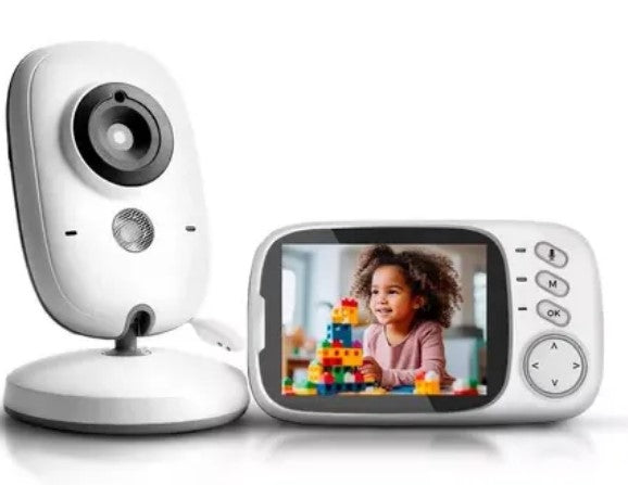 Babá Eletrônica com Câmera, Monitor e Visão Noturna sem Fio A'Gold CAM-01