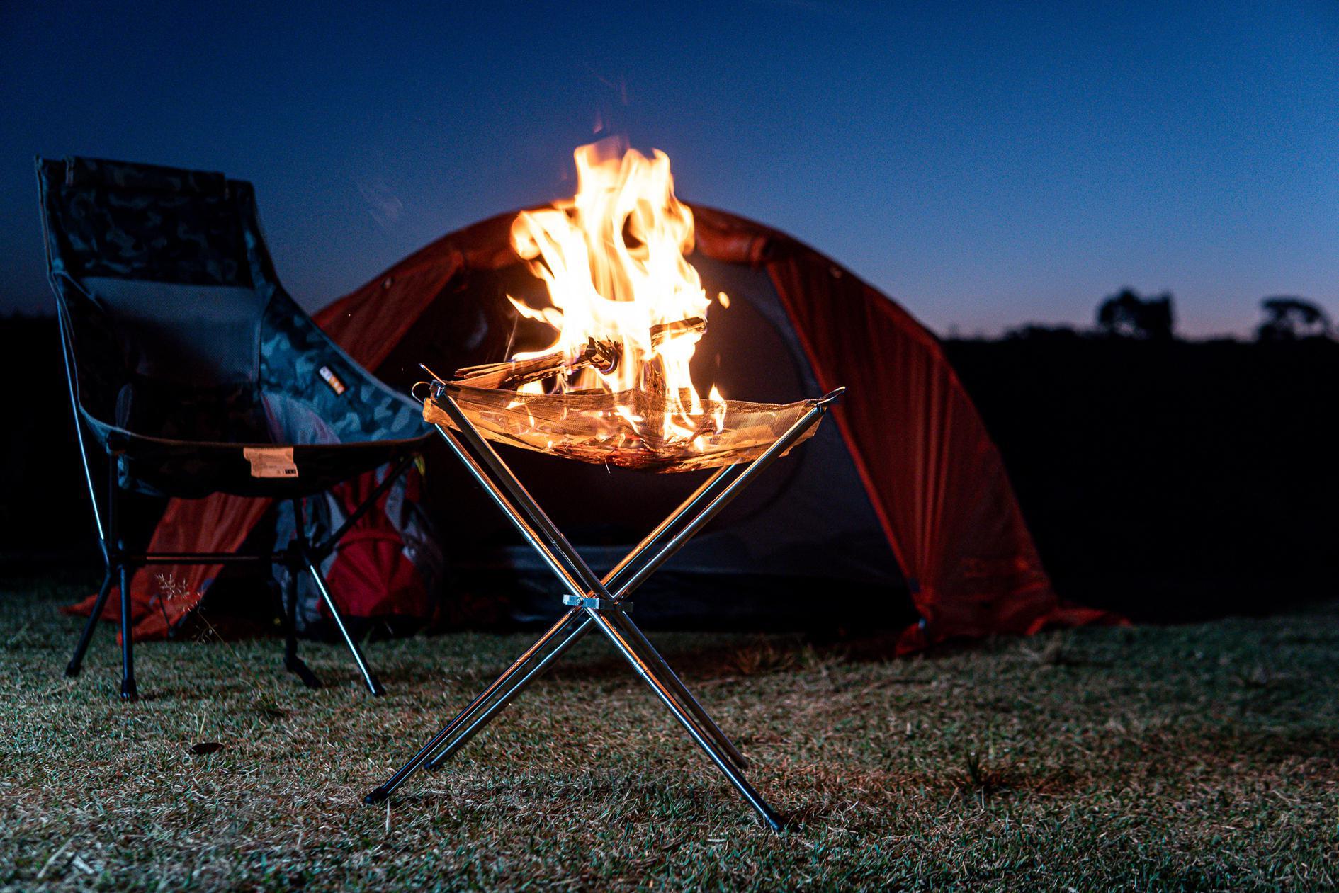 Fogueira Lareira Portátil Azteq Keep Tacho Em Aço Inoxidável
