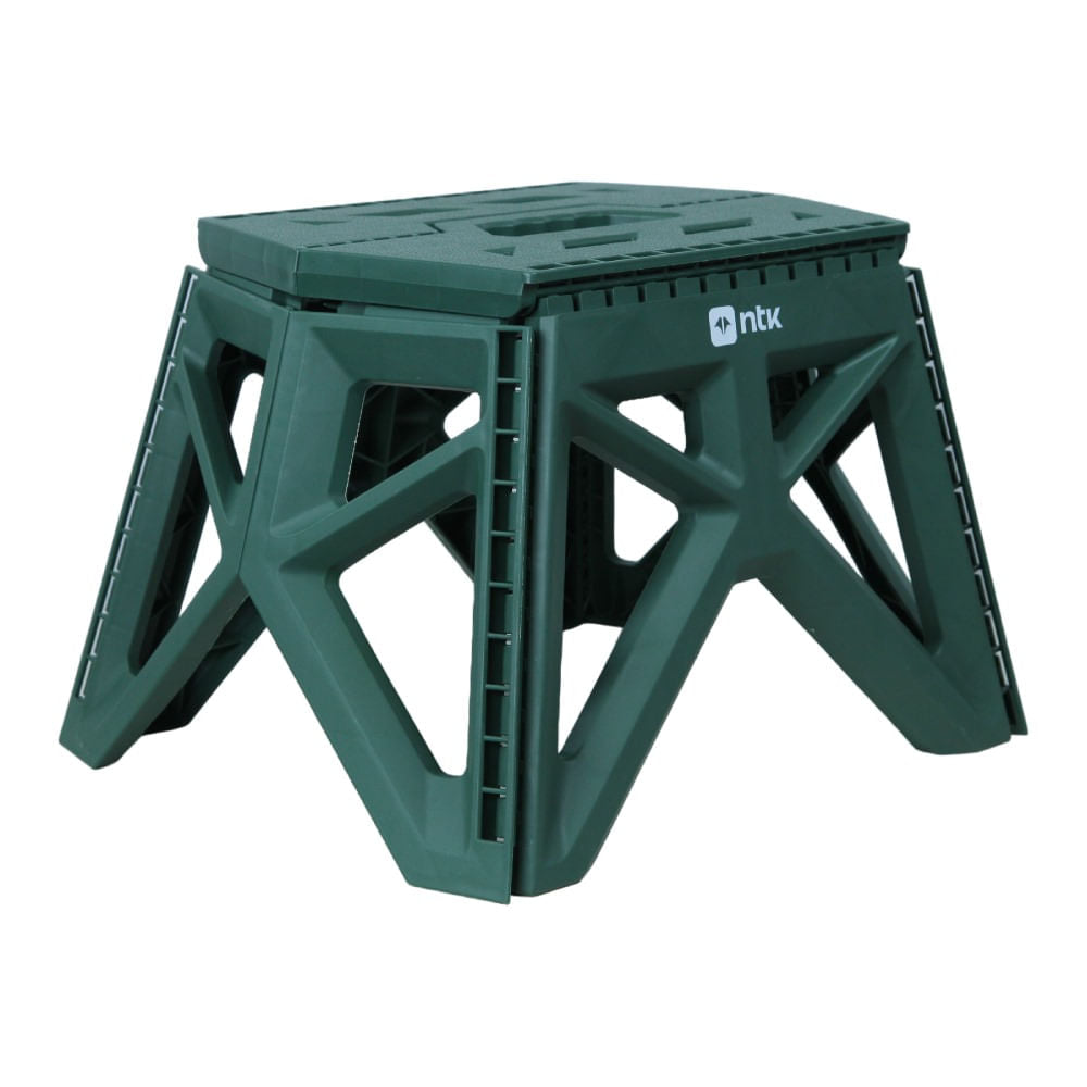 Banqueta Portátil Para Camping Dobravel Step 1 Verde Nautika