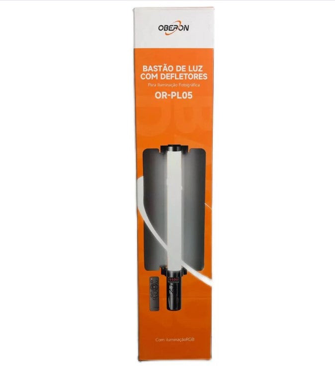 Bastão de Luz LED com Defletores, Controle Remoto e Cabo USB Oberon OR-PL05